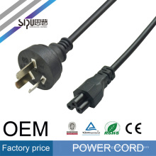 SIPU high quality AU ac power cord plug for laptop best price iec c15 computer power cable wholesale copper eletrical cable